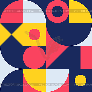 Minimalist background seamless pattern with simple - vector clipart