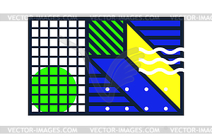 Universal geometric colorful trend background with - vector clip art