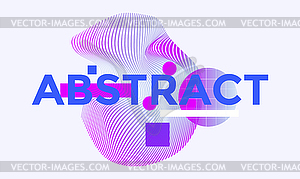 Space for text minimal geometric web banner design - vector clipart