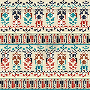 Palestinian embroidery pattern 86 - vector image