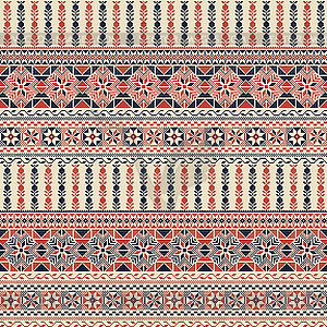 Palestinian embroidery pattern 147 - vector image