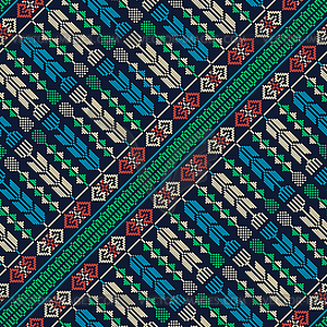 Palestinian embroidery pattern 235 - vector clip art