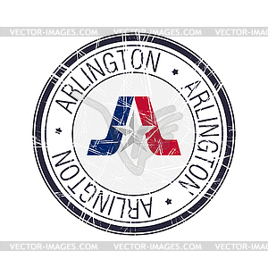 City of Arlington, Texas stamp - vector EPS clipart