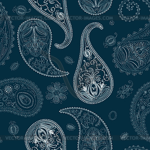 Floral paisley design 10 - vector EPS clipart