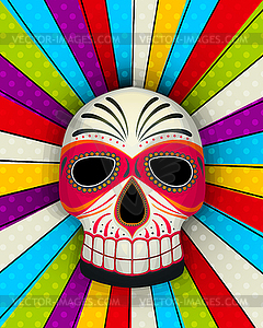 Sugar skull - vector image