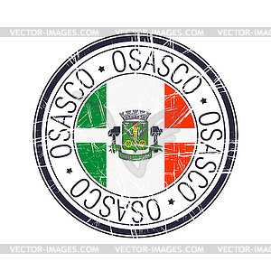 City of Osasco, Brazil stamp - vector image