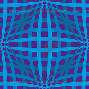 Blue seamless simple geometric background with lines - vector image