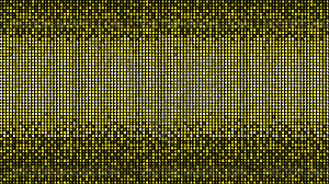 Abstract yellow retro mosaic disco ball background - vector image