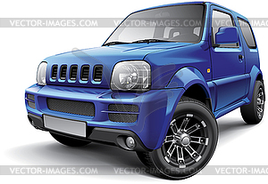 Japanese off-road mini SUV - vector clipart