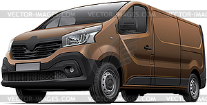 Light commercial vehicle - vector clipart