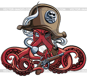 Octopus Сorsair - vector image