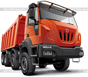 Heavy construction truck - vector clip art