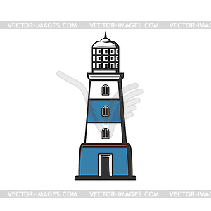 Leuchtfeuer Oder Leuchtturm Turmgebaude Vector Clipart Eps