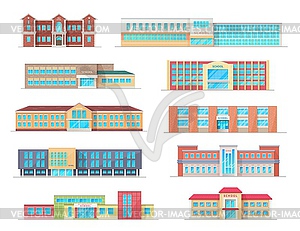 school building icons