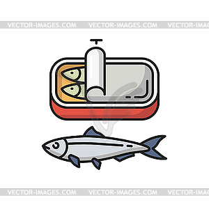 canned fish clipart image