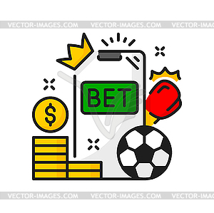 Casino playing chips, dice, poker cards, money - vector clipart