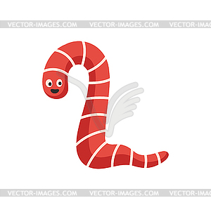 Number 2 digit, second two sign, autumn font - vector clip art