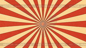 Circus or carnival retro sunlight rays, background - vector clipart