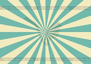 Circus background, retro sunlight rays layout - vector image
