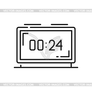 Ручные часы, умные часы, электронные часы - векторное графическое изображение