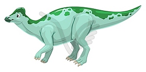 Jaxartosaurus dinosaur cartoon character, kids toy - vector clip art