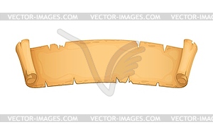 Parchment roll old vintage paper scrolls antique Vector Image