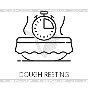 Filling baking dish, home bakery and pastry food - vector image