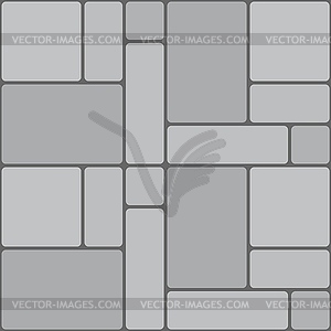Parquet paving pattern plan, top view - vector clipart / vector image