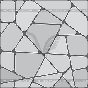 Granite blocks, pavement pattern for street - vector clip art