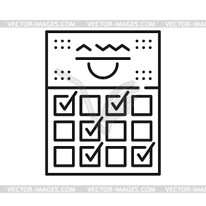 Planning icon. Project, goal, management, schedule - vector image