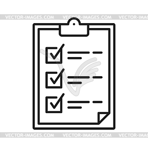 Значок планирования, управление целями проекта или расписанием - векторный рисунок