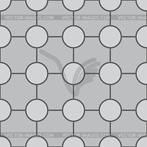 Paving cobblestone plan, texture pattern - vector clip art