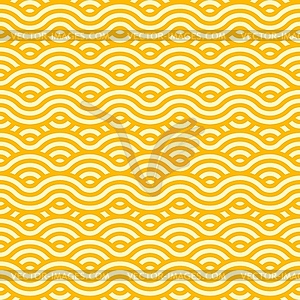 Ramen noodle pasta seamless pattern background - vector clipart