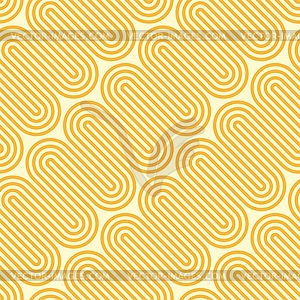 Ramen pattern, noodle pasta seamless ornament - vector clipart