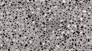 Grey terrazo marble stones or mosaic ceramic tile - vector clipart / vector image