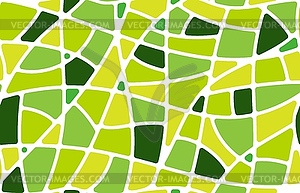 Bright citrus color mosaic floor tile pattern - vector clip art