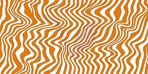 Wavy caramel pattern or swirl peanut background - vector image