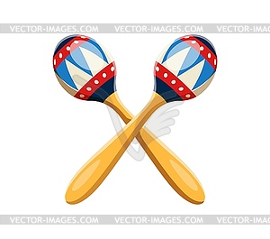 Maracas musical instrument font, ABC X letter - vector image