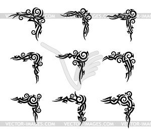 Celtic or Maori tribal tattoo, Polynesian ornament - vector image