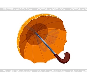 Autumn clothing font typeface umbrella letter Q - vector image