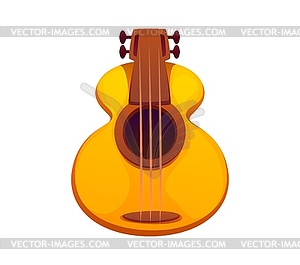 American cowboy guitar font digit 8 eight - vector clipart