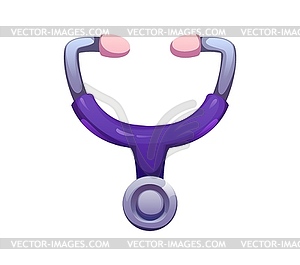 Healthcare font type, stethoscope letter Y - royalty-free vector image