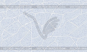 City map seamless pattern, town plan with streets - vector clipart