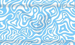 Psychedelic groovy pattern, water wave background - vector clip art