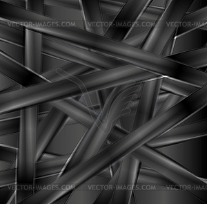Черный глянцевый полосы абстрактный фон технологии - графика в векторном формате