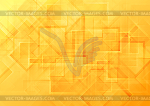 Bright orange geometric background - vector clipart