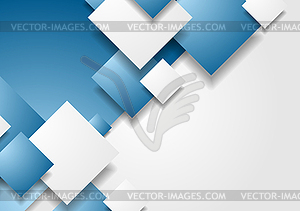 Abstract tech geometric brochure background - vector image