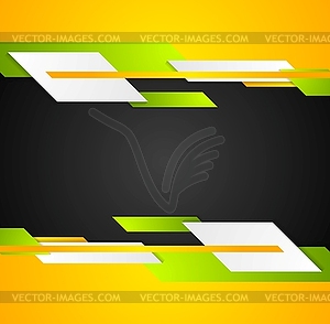 Bright contrast tech corporate background - vector clipart