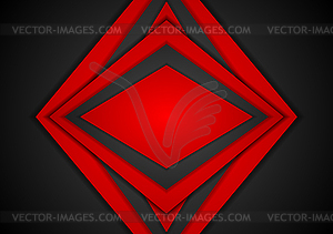 Abstract contrast geometric background - vector image