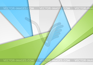 Ярко-синий зеленый материал корпоративный фон - векторное изображение EPS